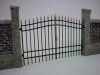 RT-Diorama 35230 Wrought iron fence with Brickwall 1/35